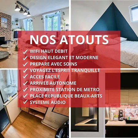 Apartamento Les Beaux Arts - Face Au Palais, Coeur De Lille