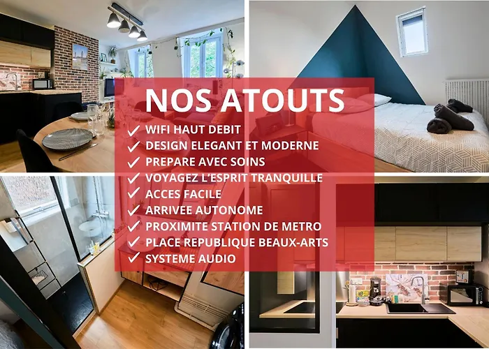 Apartamento Les Beaux Arts - Face Au Palais, Coeur De Lille