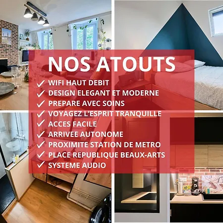 Apartment Beaux Arts - Les Demeures D'adrien Lille